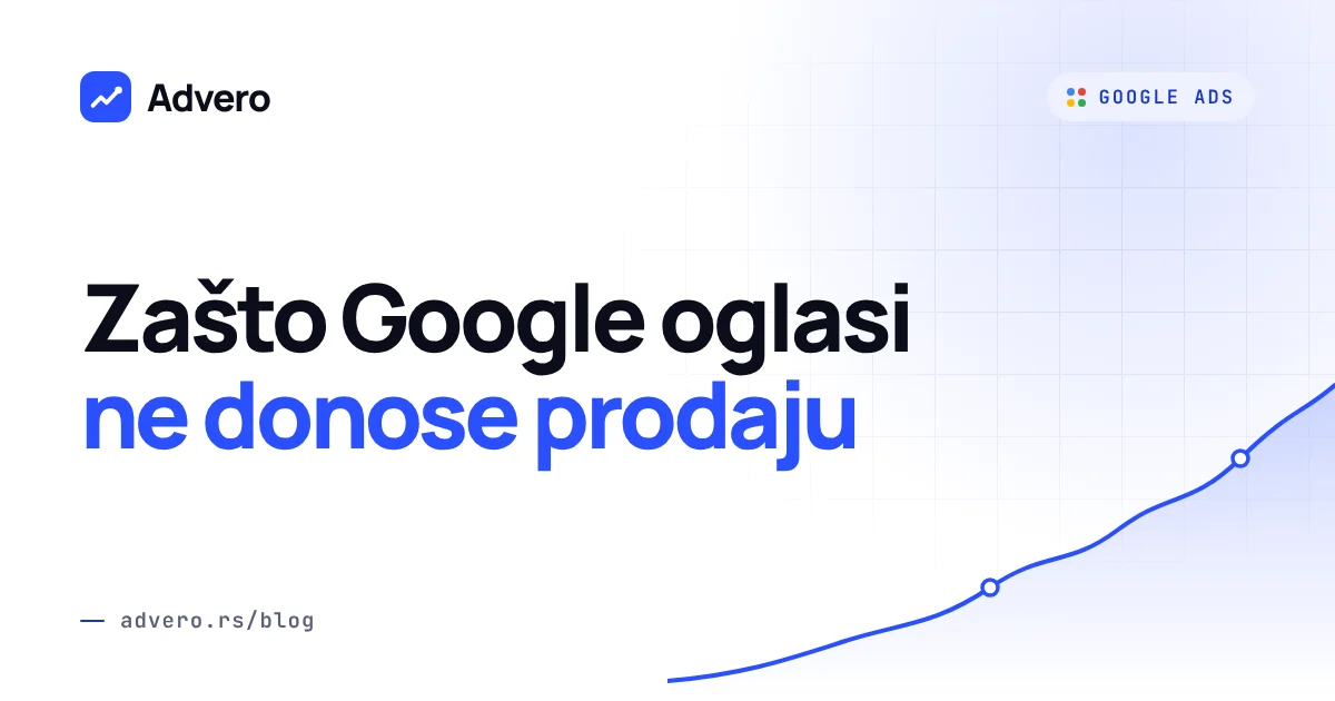 Advero blog: Zašto Google oglasi ne donose prodaju
